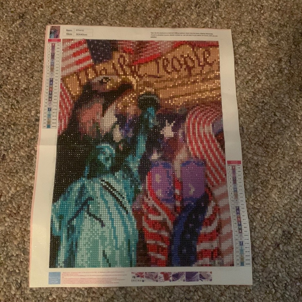 America-Already made Diamond Art